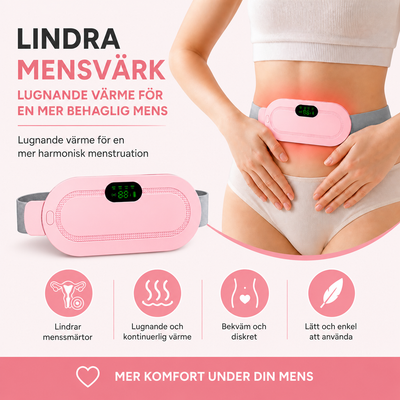 Premium värmebälte för omedelbar menstruationskomfort